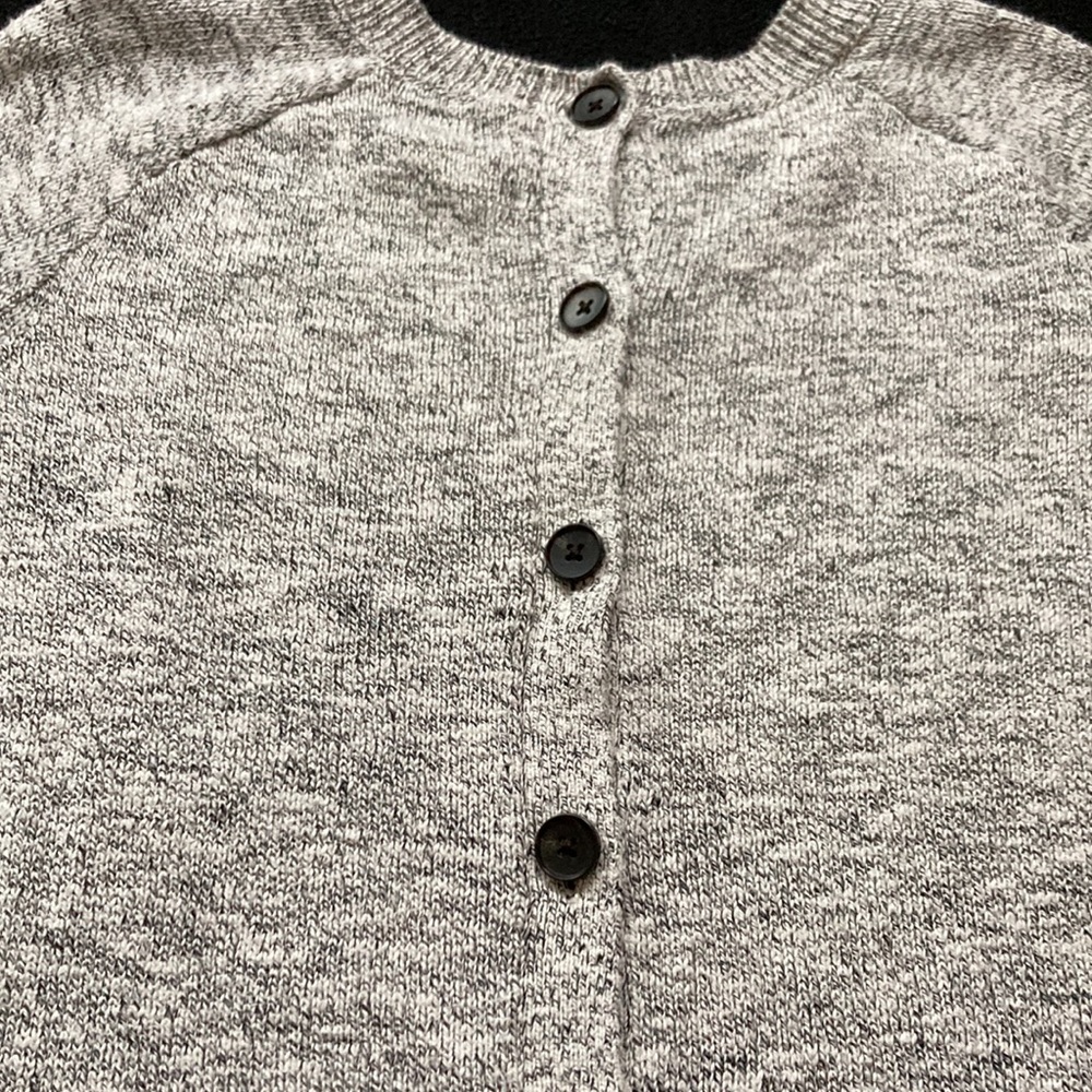 Madewell Reverse Back Button Sweater - S - image 3